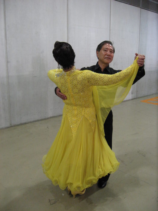 Blind dancer Masatoshi Uchiumi